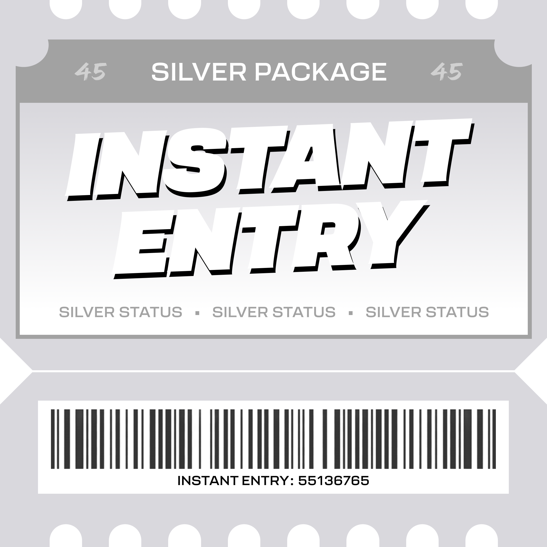 SILVER INSTANT ENTRY